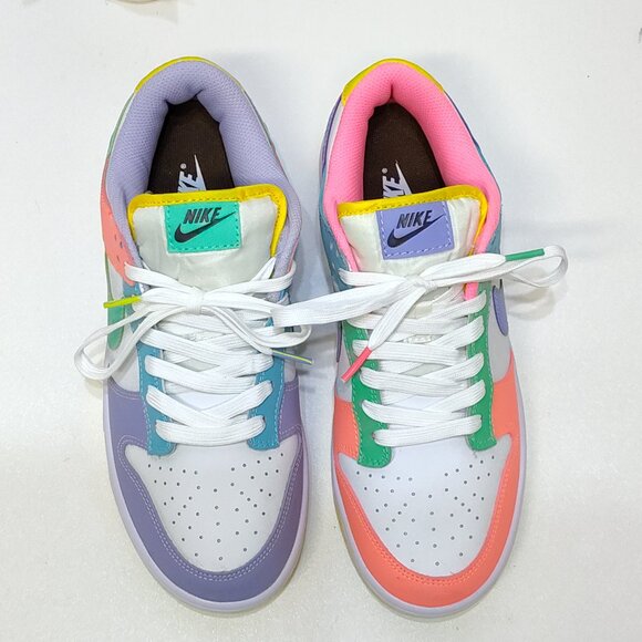 Nike Dunk Low SE Easter Candy Men 8.5 WMNS 10 Multi-Color DD1872-100 Wore Twice! - Picture 5 of 13
